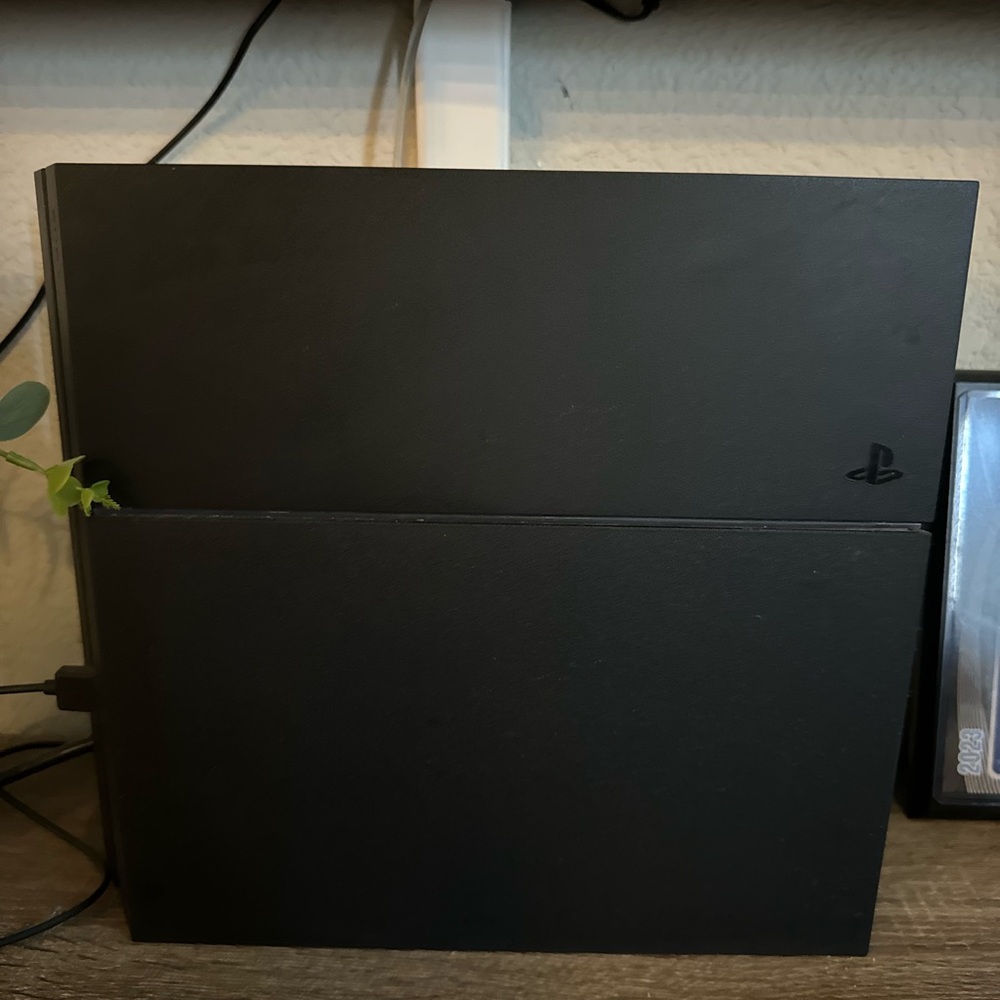 PS4 with controllers